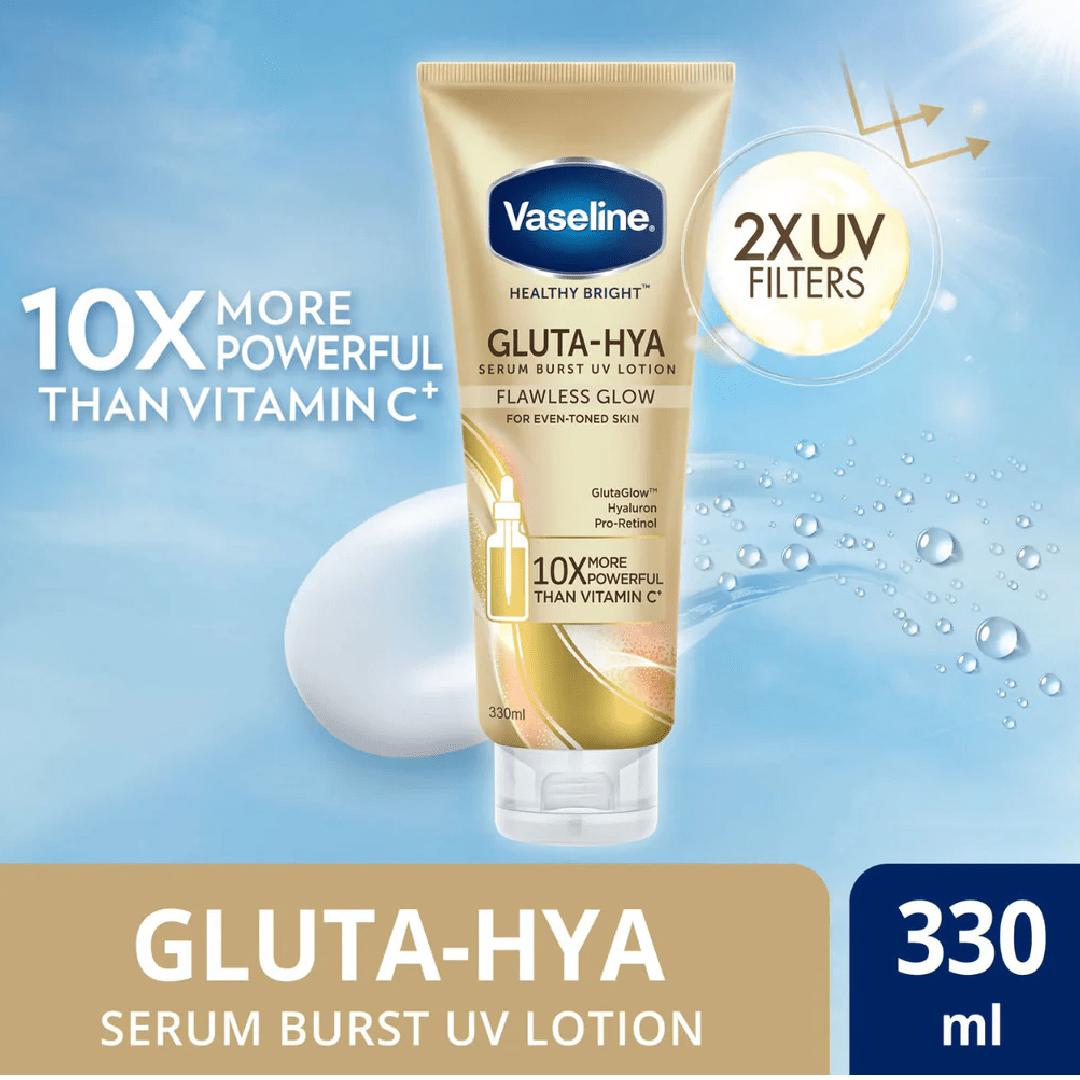 Vaseline Gluta-Hya Flawless Glow Serum Lotion 330ml