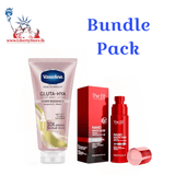 Vaseline Gluta-Hya & ELF Nano White Bundle 300ml+60ml