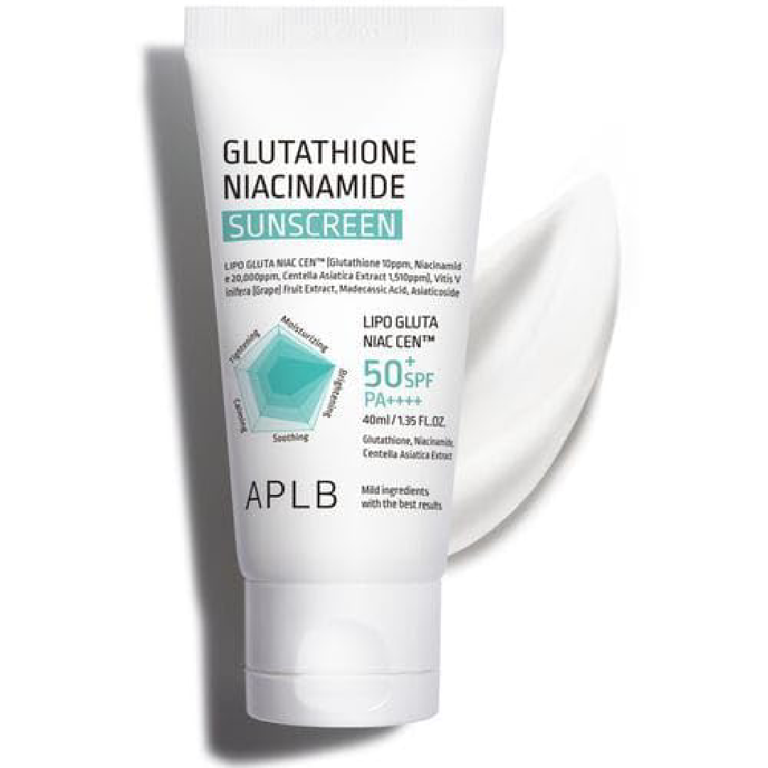 APLB Glutathione & Niacinamide Sunscreen SPF50 40ml