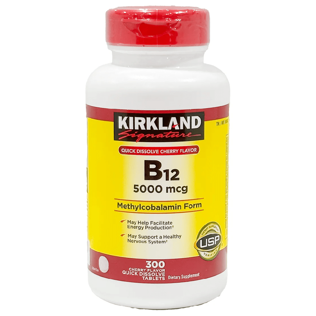Kirkland Signature B-12 5000mcg Quick Dissolve Tablets (300)