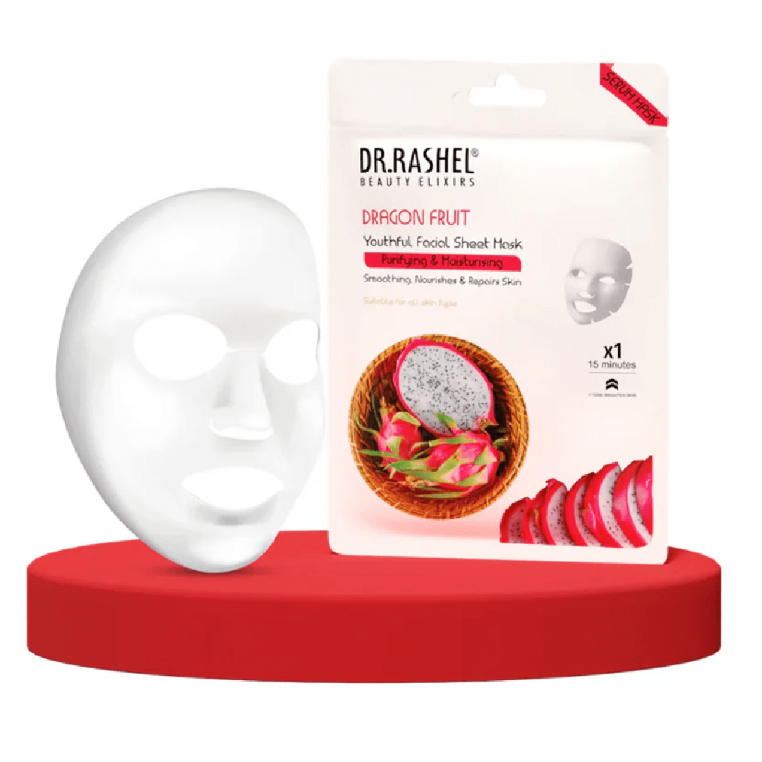DR.RASHEL Dragon Fruit Sheet Mask With Serum