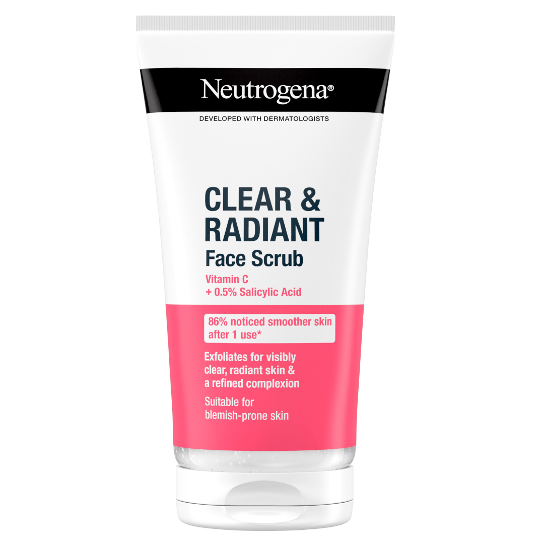 Neutrogena Clear & Radiant Face Scrub 150ml