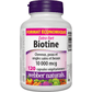 Webber Naturals Biotin Extra Strength 10,000 mcg – 120 Capsules