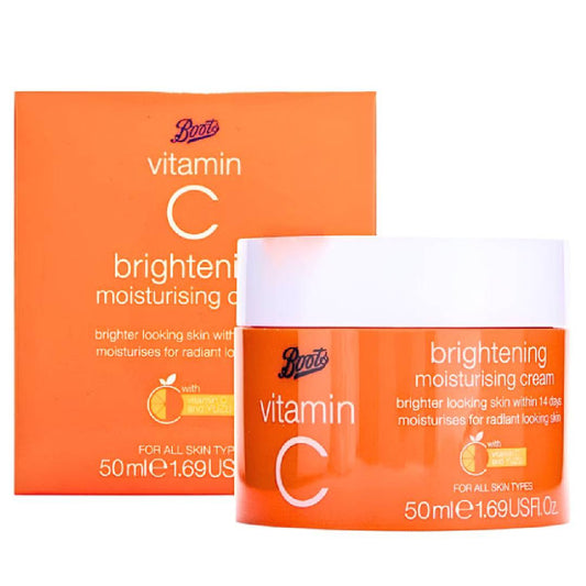 Boots Vitamin C Brightening Moisturizing Cream 50ml