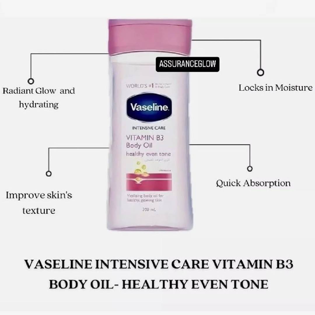 Vaseline Vitamin B3 Body Oil 200ml