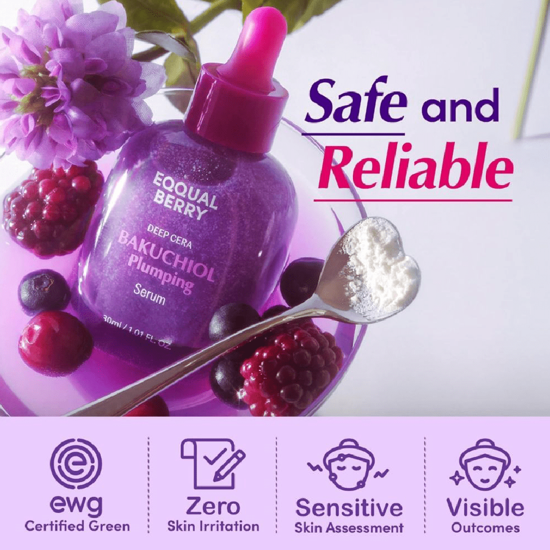 Eqqualberry Bakuchiol Plumping Serum - 30ml