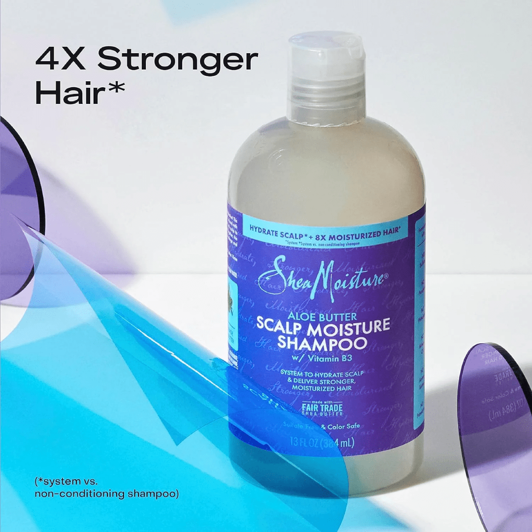 SheaMoisture Aloe Butter Scalp Moisture Shampoo 384ml