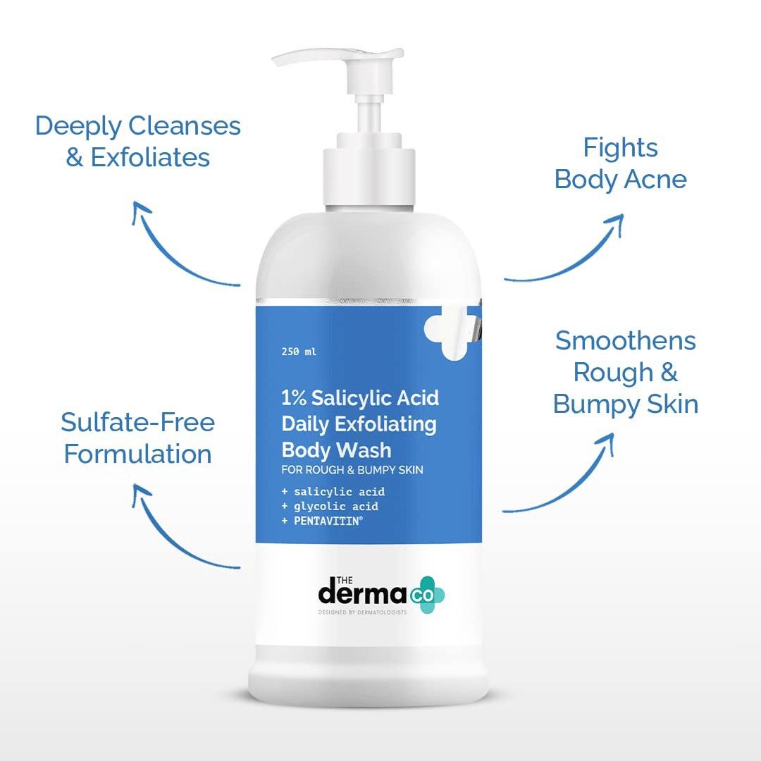 The Derma Co 1% Salicylic Acid Body Wash 250ml