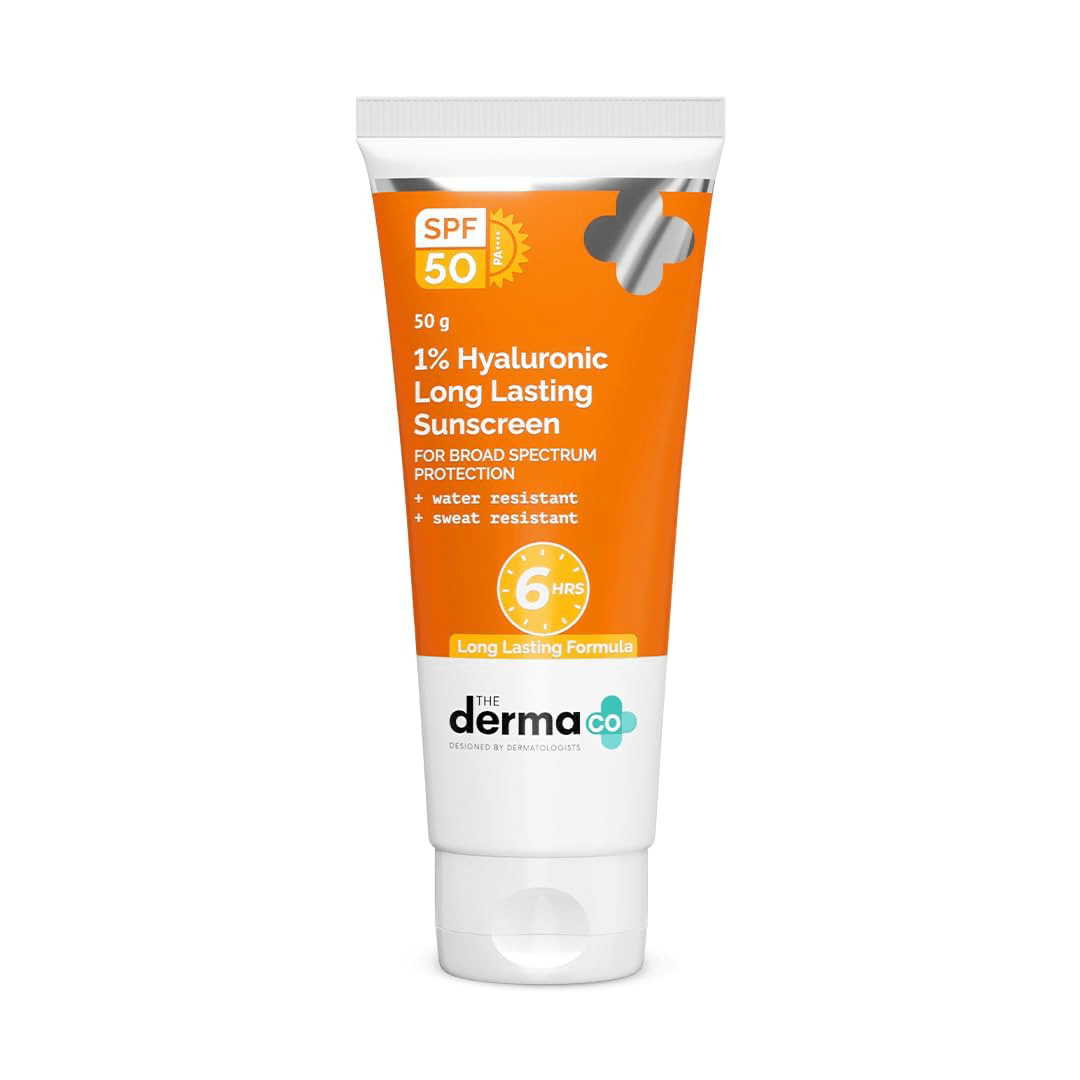 The Derma Co 1% Hyaluronic Sunscreen SPF 50 | 50g