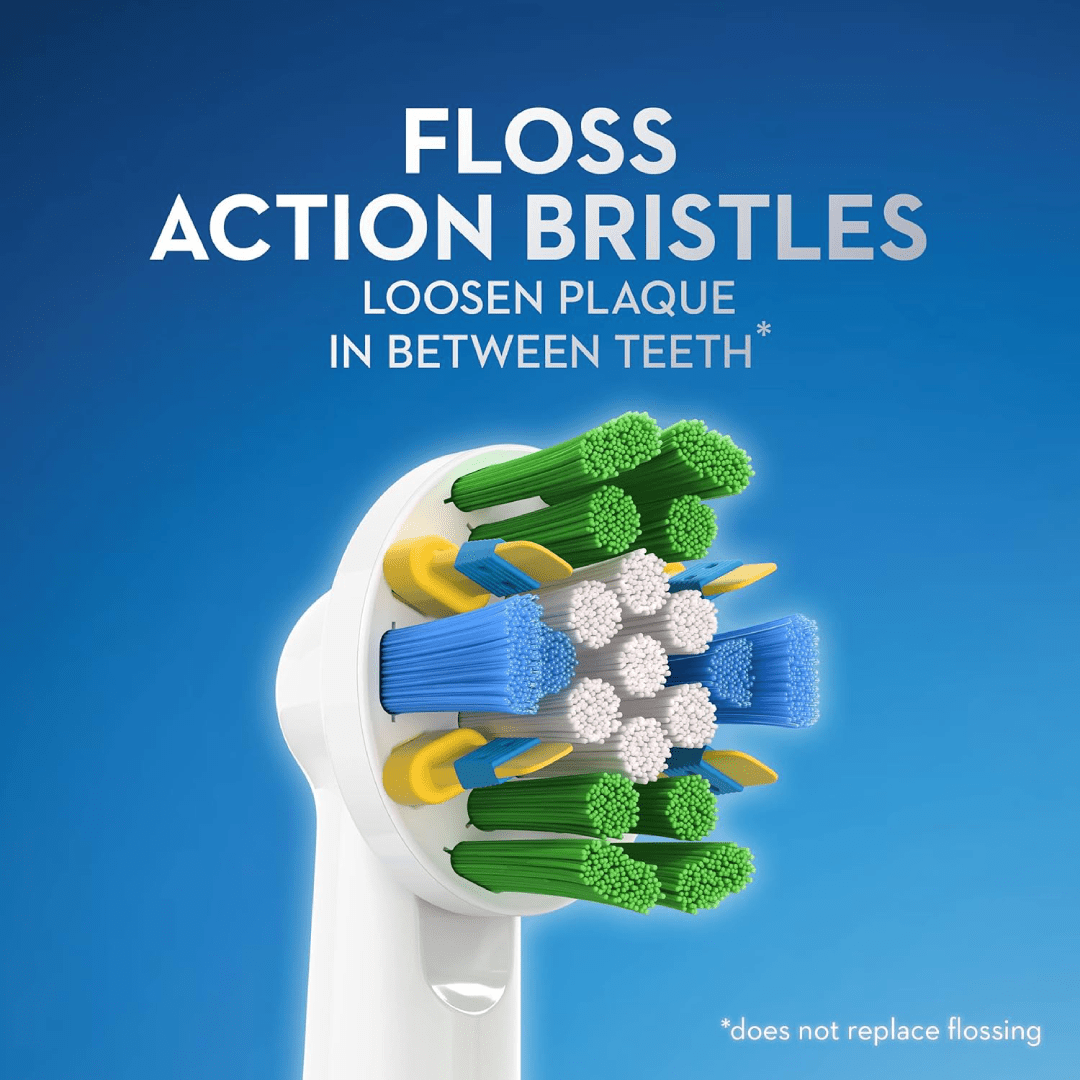 Oral-B Pro 100 FlossAction Battery Powered Electric Toothbrush (White)