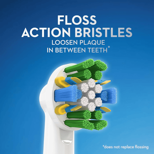 Oral-B Pro 100 FlossAction Battery Powered Electric Toothbrush (White)