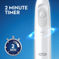 Oral-B Pro 100 FlossAction Battery Powered Electric Toothbrush (White)