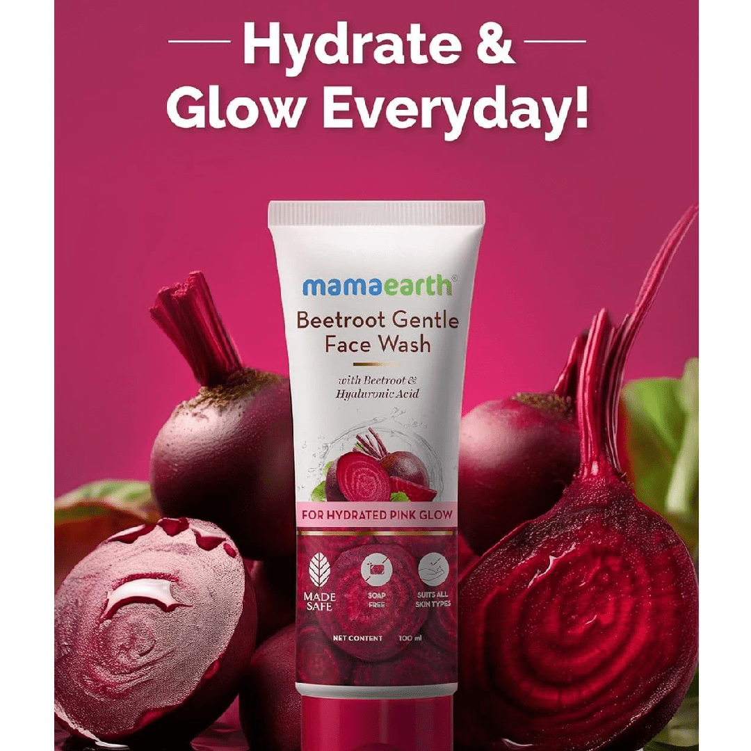 ( Discounted Product ) Mamaearth Beetroot Gentle Face Wash 100ml