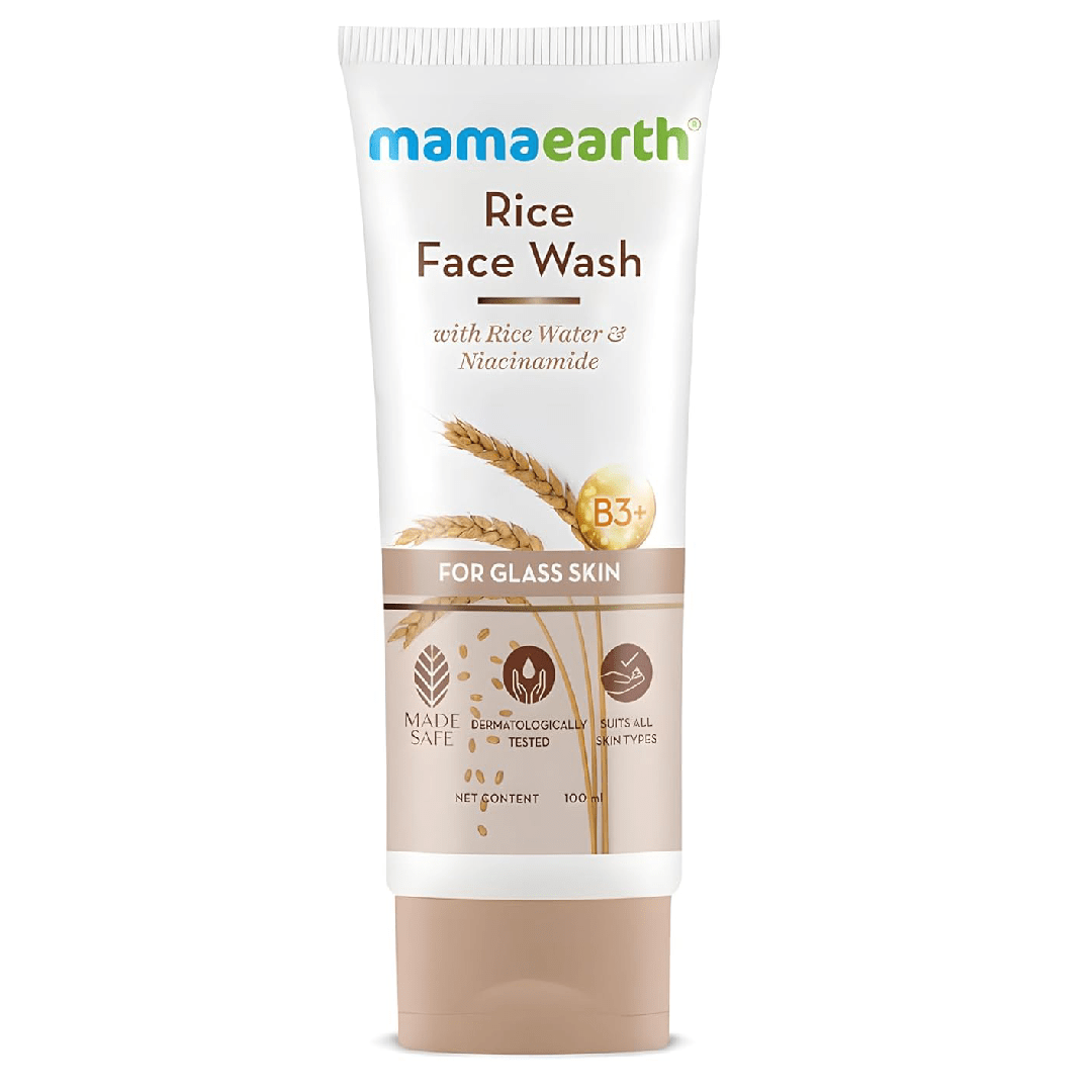 Mamaearth Rice Dewy Bright Face Wash 100ml