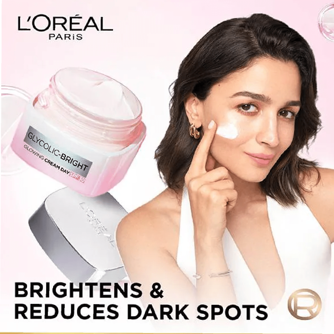L’Oréal Paris Glycolic Bright Glowing Day Cream with SPF 30, 50ml