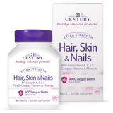 21st Century Hair, Skin &amp; Nails Extra Strength – 90 Tablets