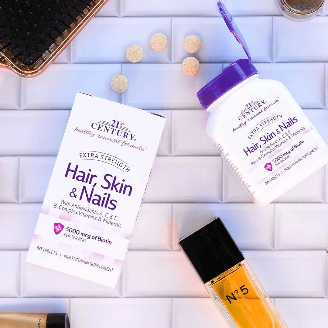 21st Century Hair, Skin &amp; Nails Extra Strength – 90 Tablets
