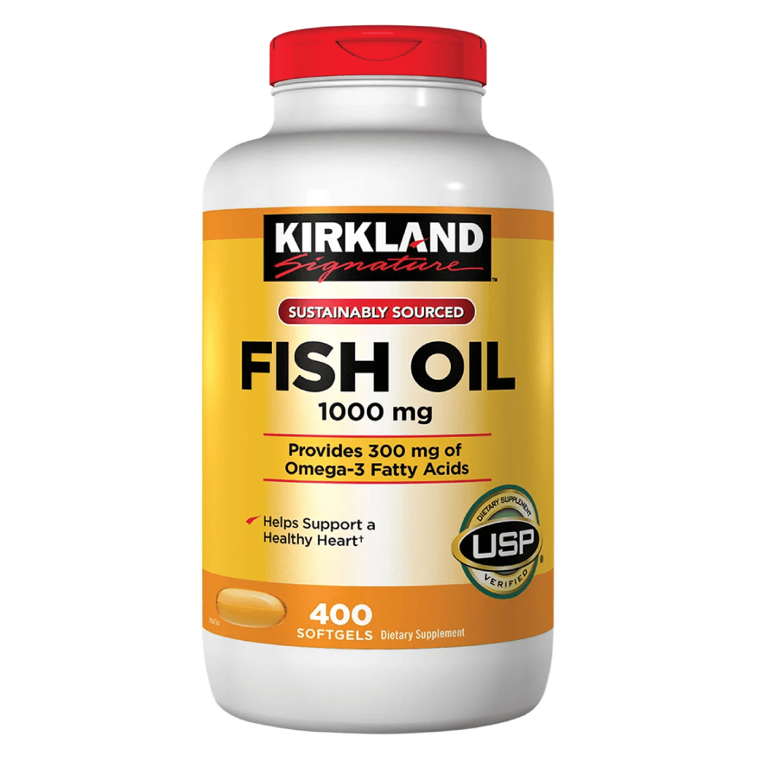 Kirkland Signature Fish Oil 1000mg (400 Softgels)
