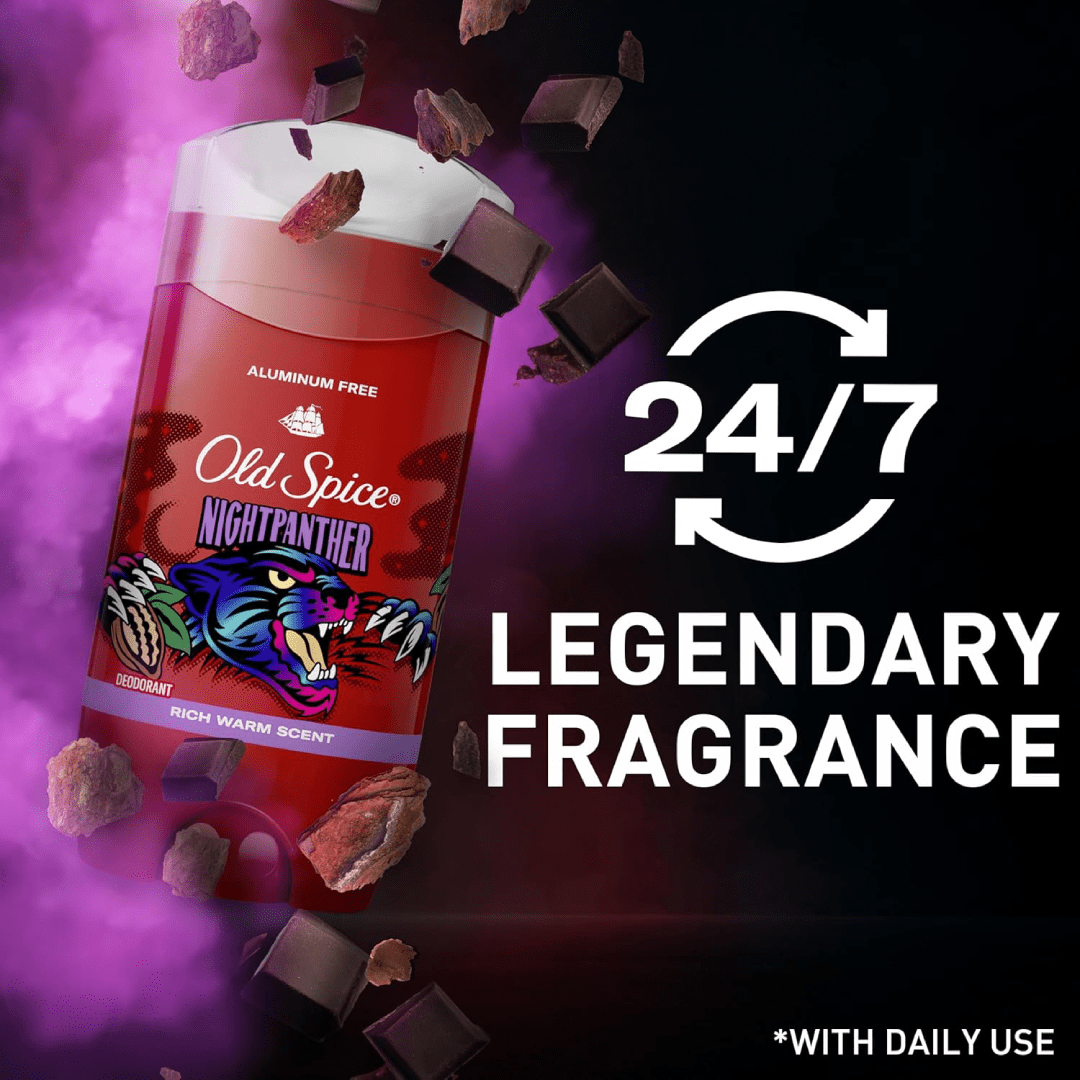 Old Spice NightPanther Deodorant Stick for Men – 85g