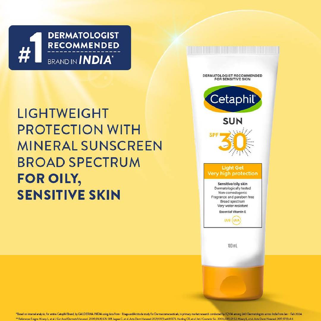 Cetaphil Sun SPF 30 Light Gel Sunscreen 100ml