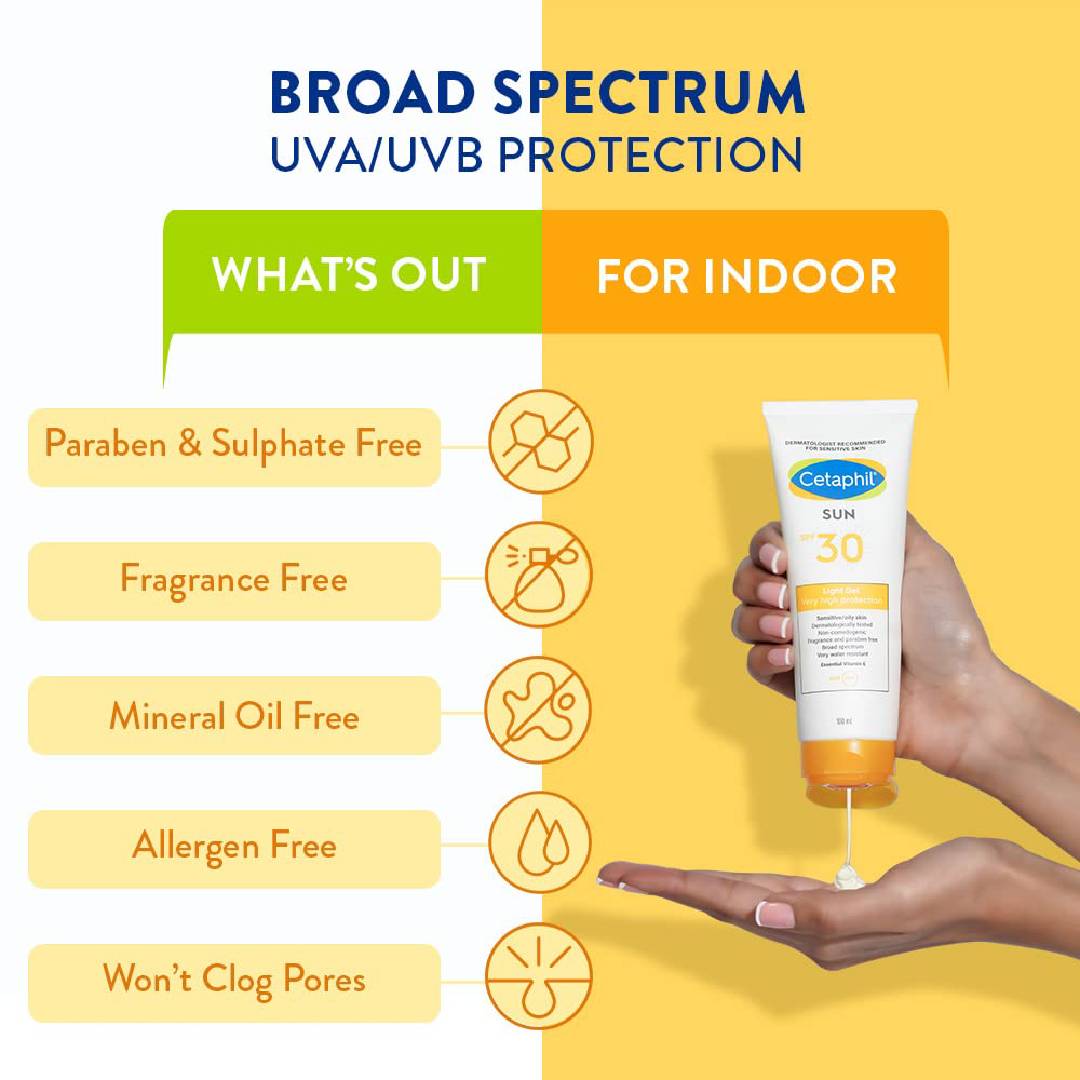 Cetaphil Sun SPF 30 Light Gel Sunscreen 100ml