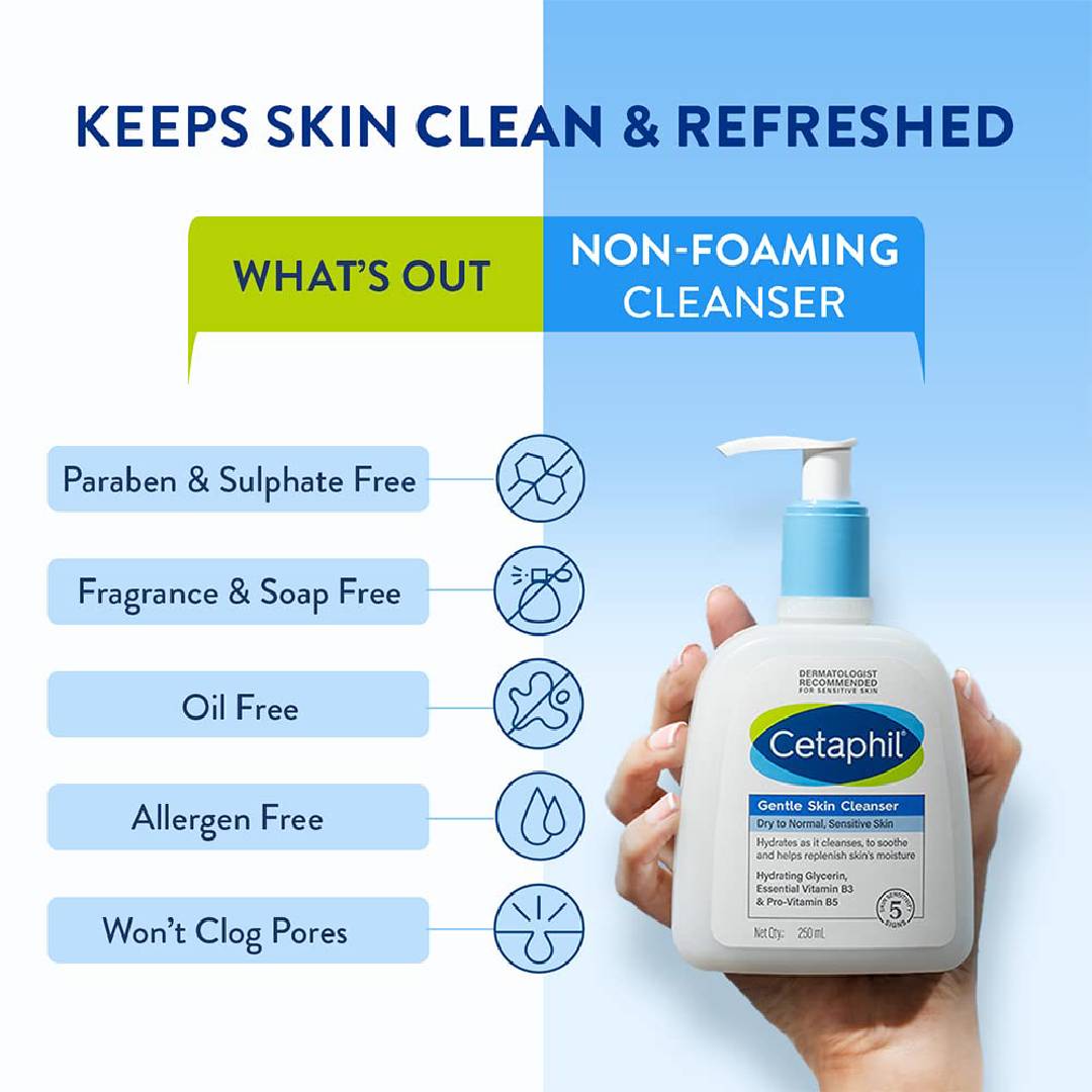 Cetaphil Gentle Skin Cleanser – Sensitive Skin Face Wash