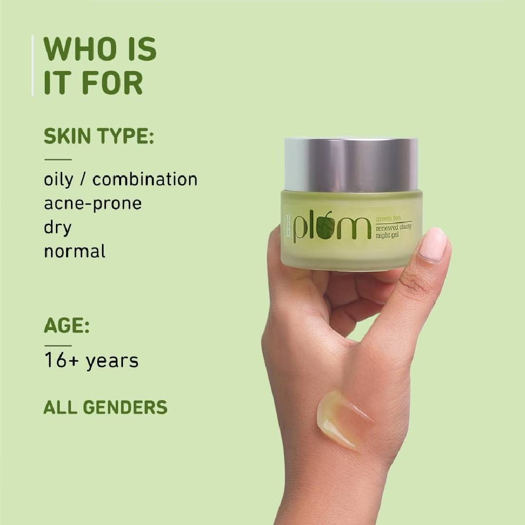 Plum Green Tea Renewed Clarity Night Gel – 50ml
