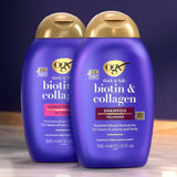 OGX Biotin & Collagen Shampoo & Conditioner Set 385ml