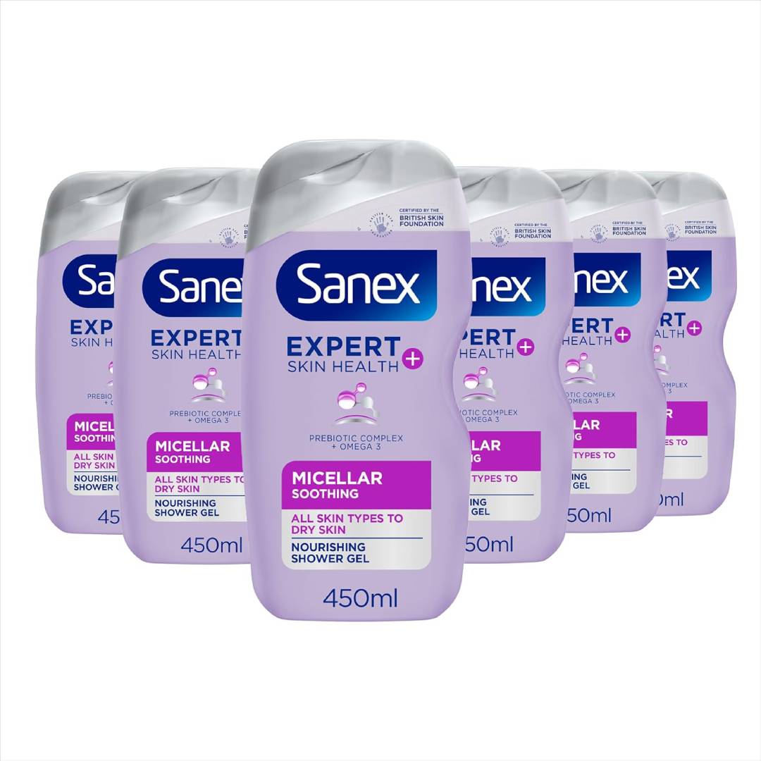 Sanex Micellar Soothing Shower Gel 450ml