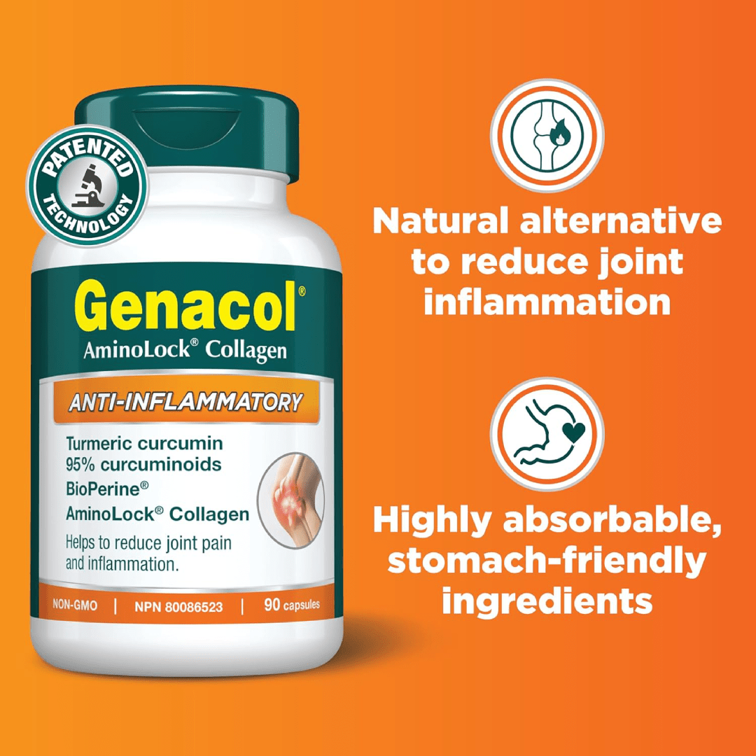 Genacol Turmeric Curcumin 90 Capsules – Joint Support Formula