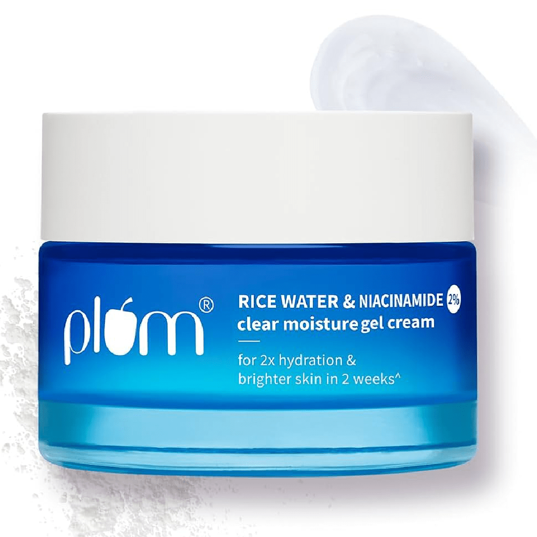 Plum Rice Water & Niacinamide 2% Clear Moisture Gel Cream (50g)