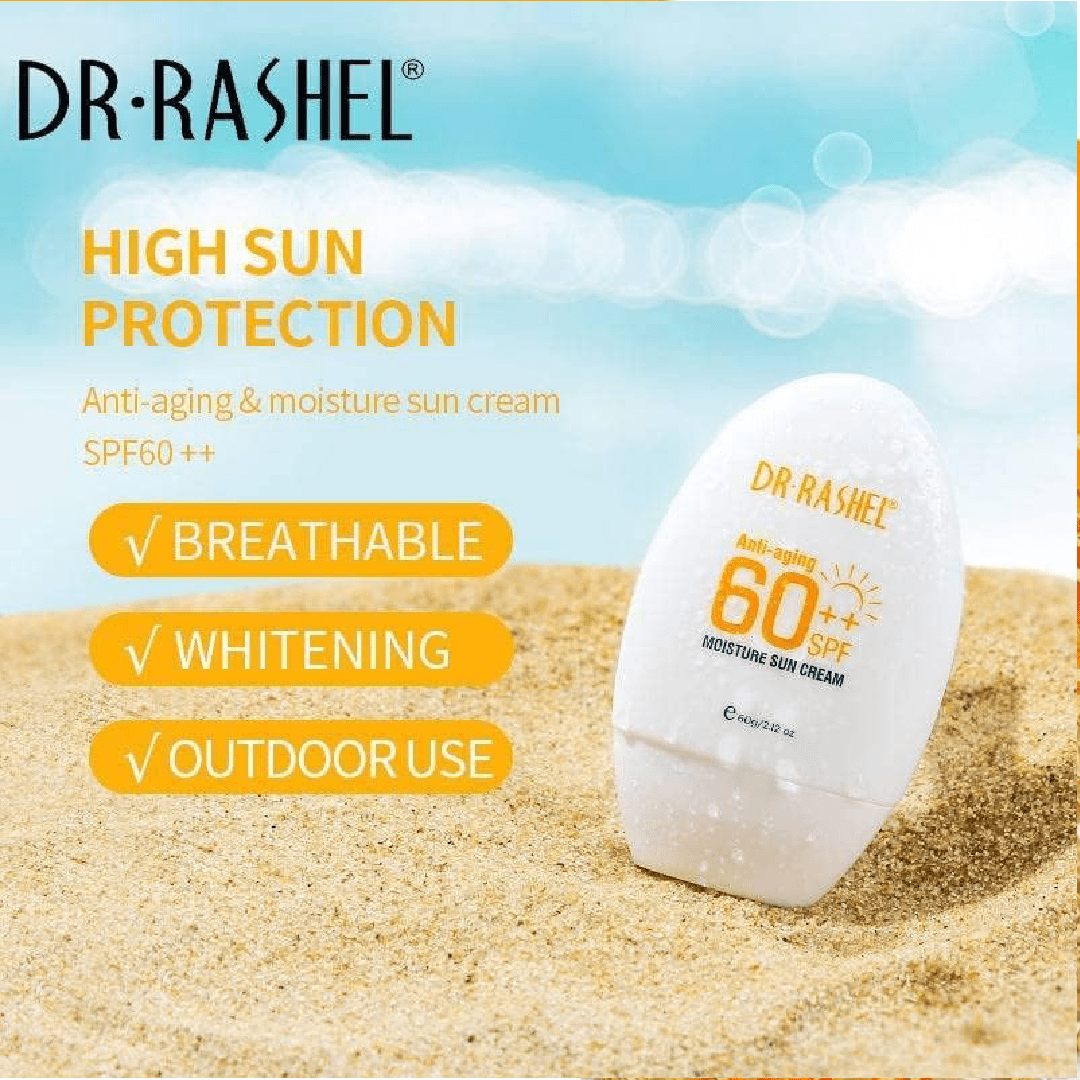 DR RASHEL Anti-Aging SPF 60 Moisture Sun Cream 60g