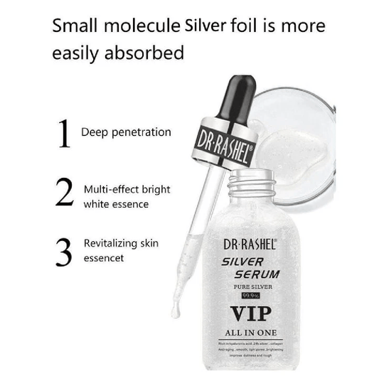 Dr Rashel 24K VIP Silver Serum 50ml – Glow & Hydration