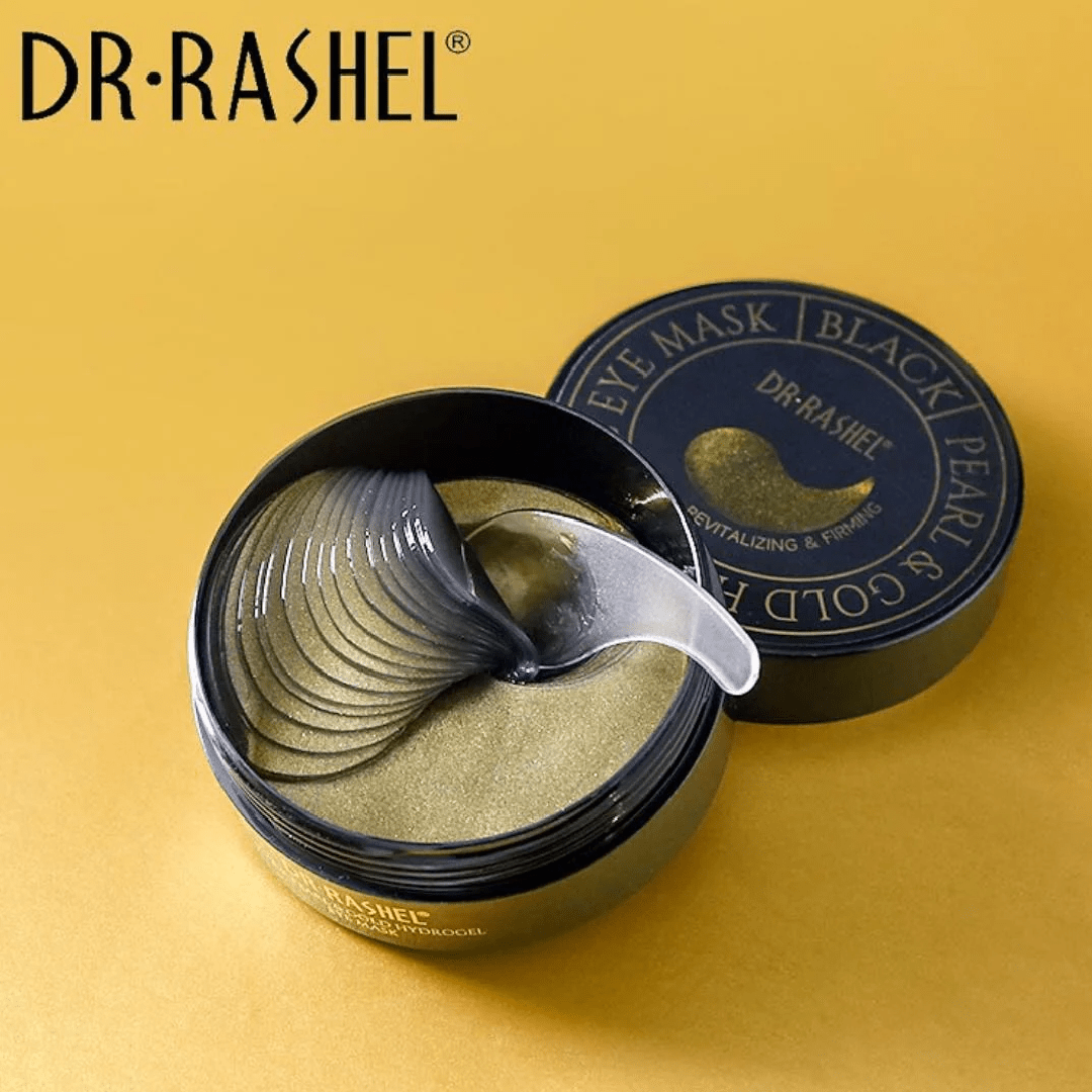 Dr Rashel Black Pearl & Gold Hydrogel Eye Mask 60pcs