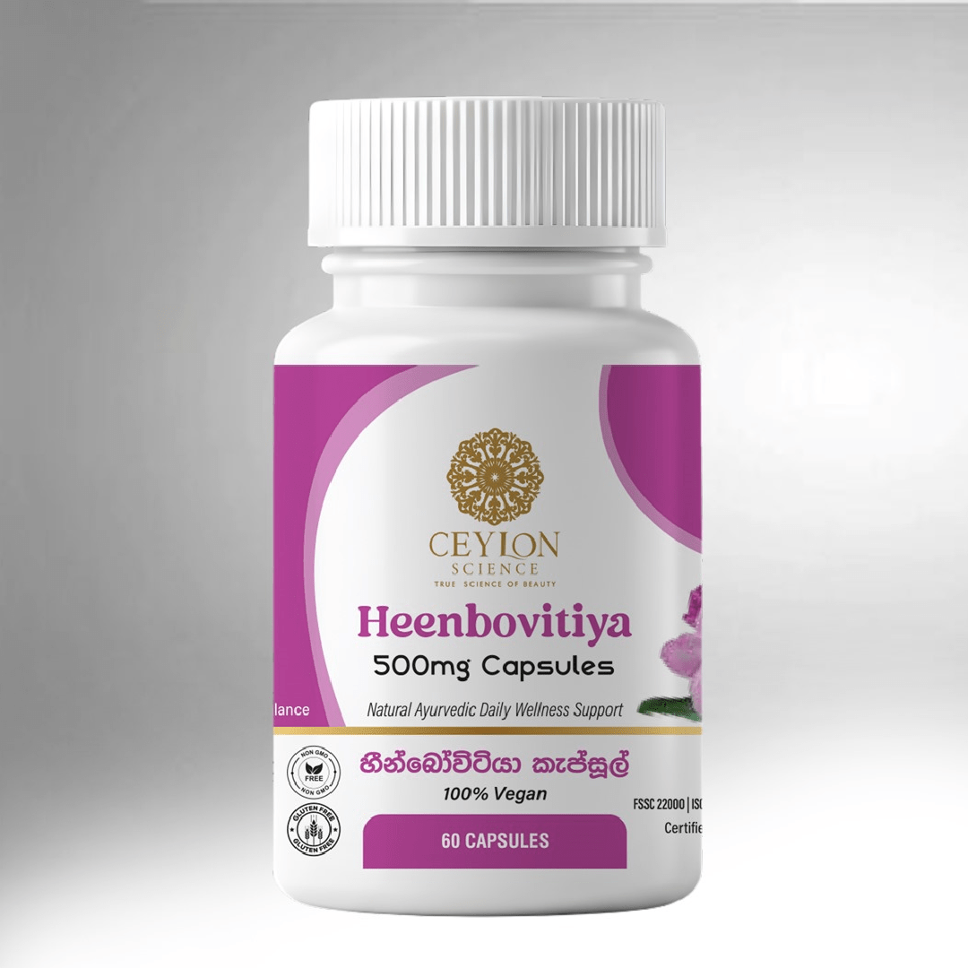 Ceylon Science Heenbovitiya 500mg – 60 Veg Capsules