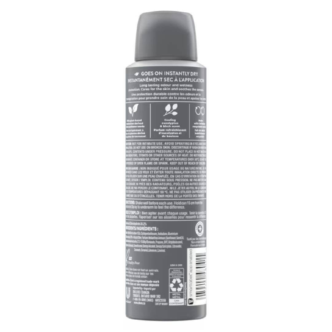 Dove Men+Care Eucalyptus & Birch Dry Spray 107g