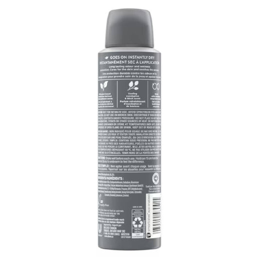 Dove Men+Care Eucalyptus & Birch Dry Spray 107g