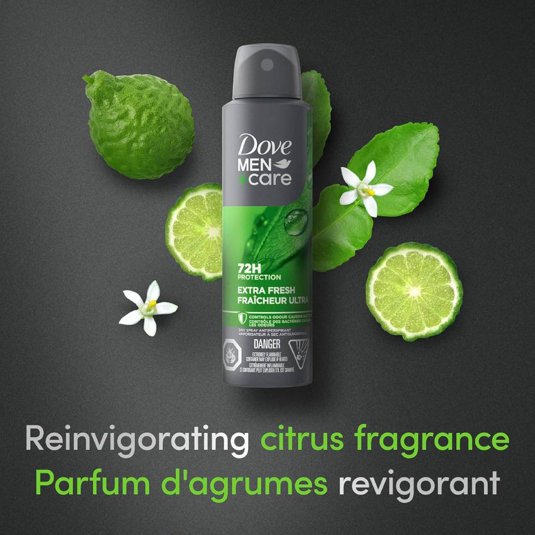 Dove Men+Care Extra Fresh Dry Spray 107g
