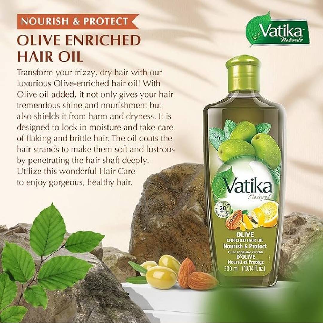 Vatika Naturals Olive Enriched Hair Oil 200ml