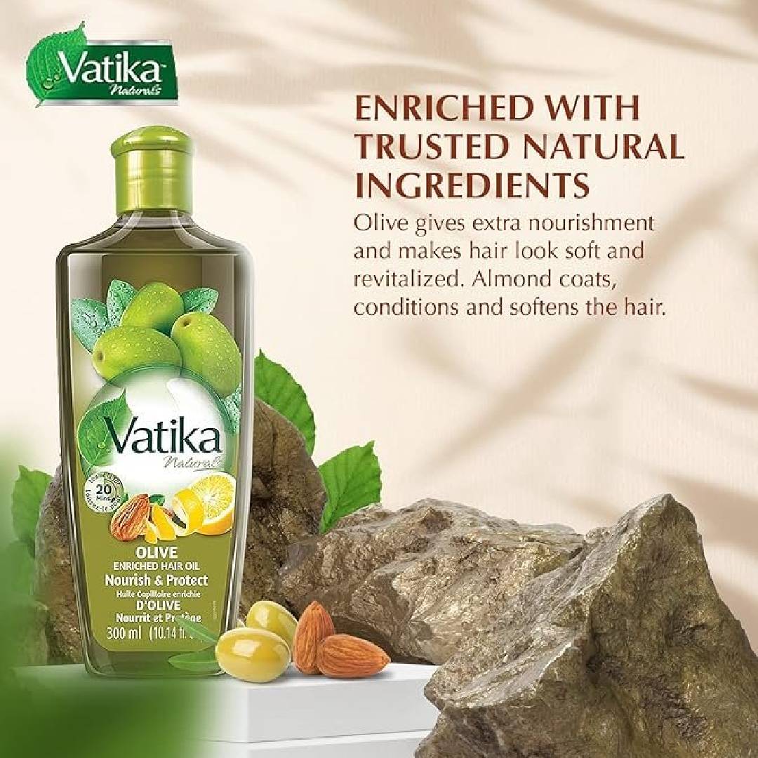 Vatika Naturals Olive Enriched Hair Oil 200ml
