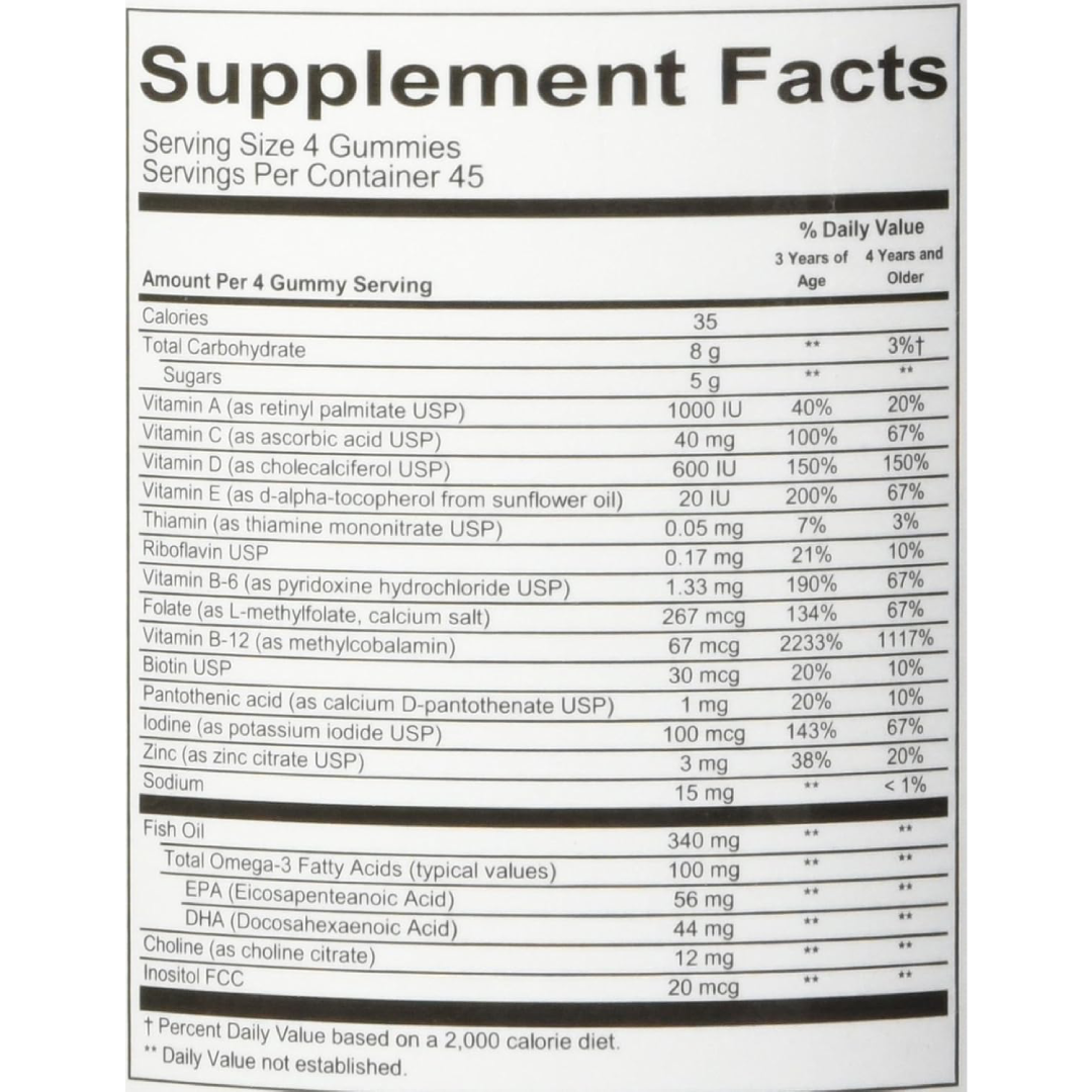 SmartyPants Kids Complete Multivitamin – 180 Gummies