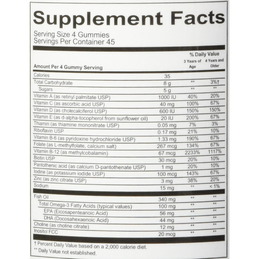 SmartyPants Kids Complete Multivitamin – 180 Gummies