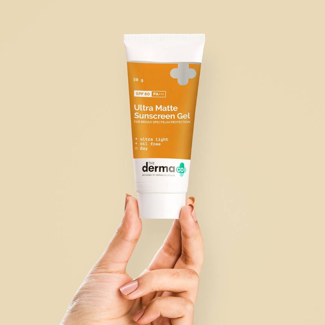 Derma Co Ultra Matte Sunscreen Gel SPF 60 (50g)