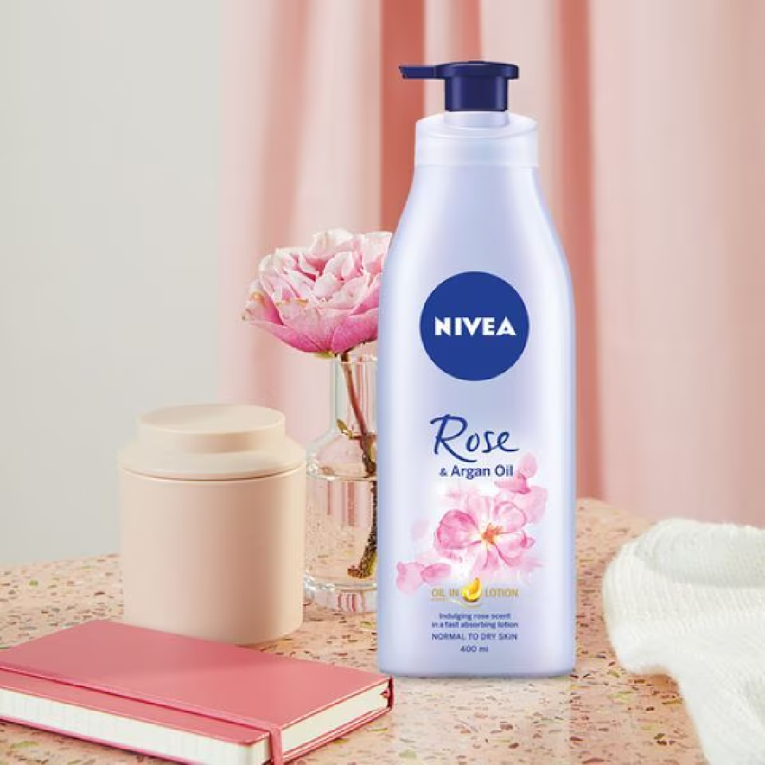 NIVEA Rose & Argan Oil in Lotion 400ml
