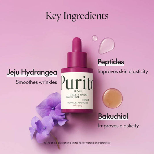 PURITO Timeless Bloom Bakuchiol Serum 30ml