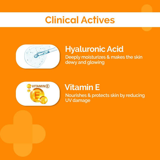 The Derma Co Hyaluronic Sunscreen Aqua Gel SPF 50 50g