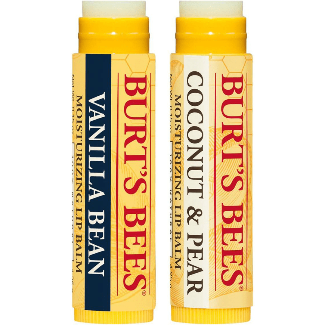 Burt’s Bees Natural Lip Balm 2 Pack Coconut & Vanilla