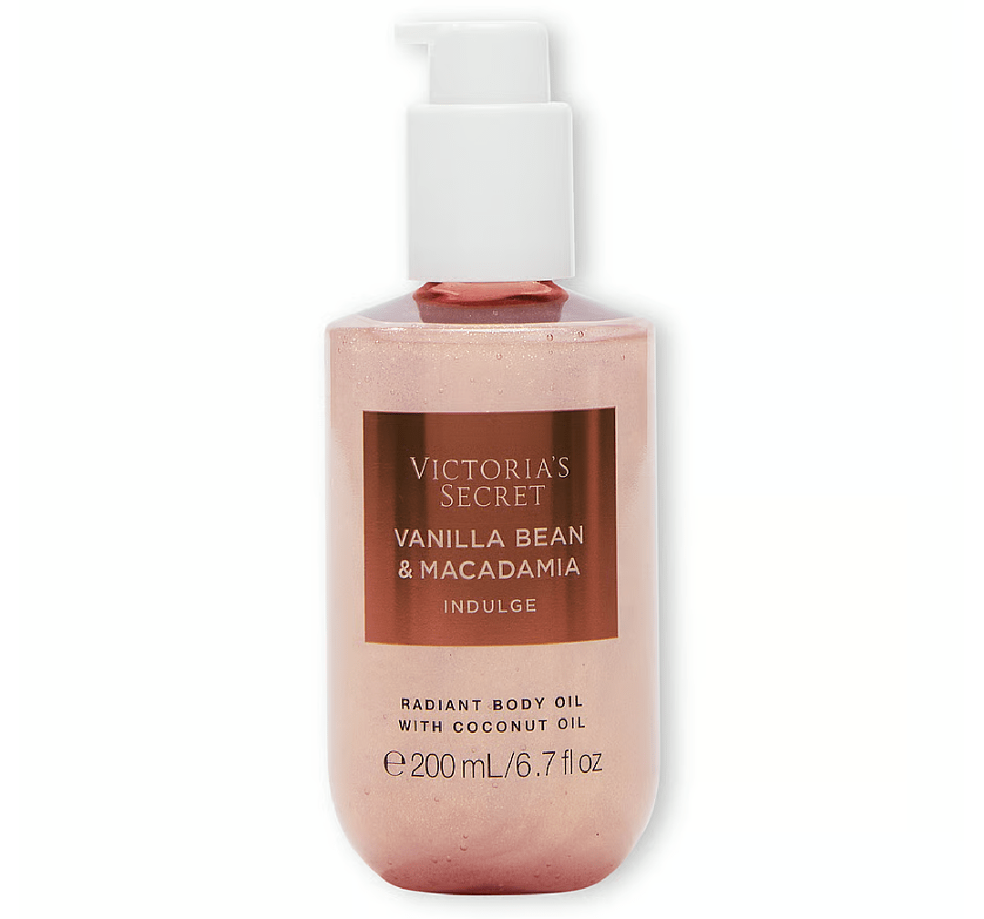 Victoria’s Secret Vanilla Bean &amp; Macadamia Indulge Radiant Body Oil 200ml