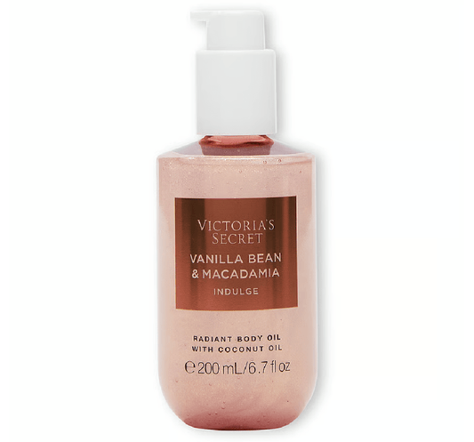 Victoria’s Secret Vanilla Bean &amp; Macadamia Indulge Radiant Body Oil 200ml
