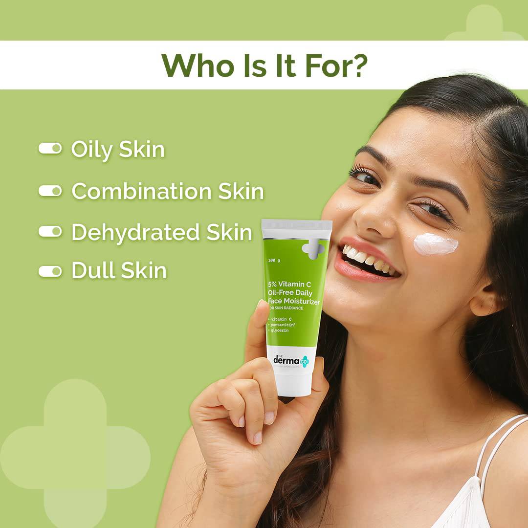 The Derma Co 5% Vitamin C Oil-Free Moisturizer 100g